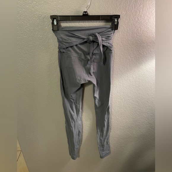 Lululemon align pant 28" wrap waist blue charcoal - Picture 1 of 3